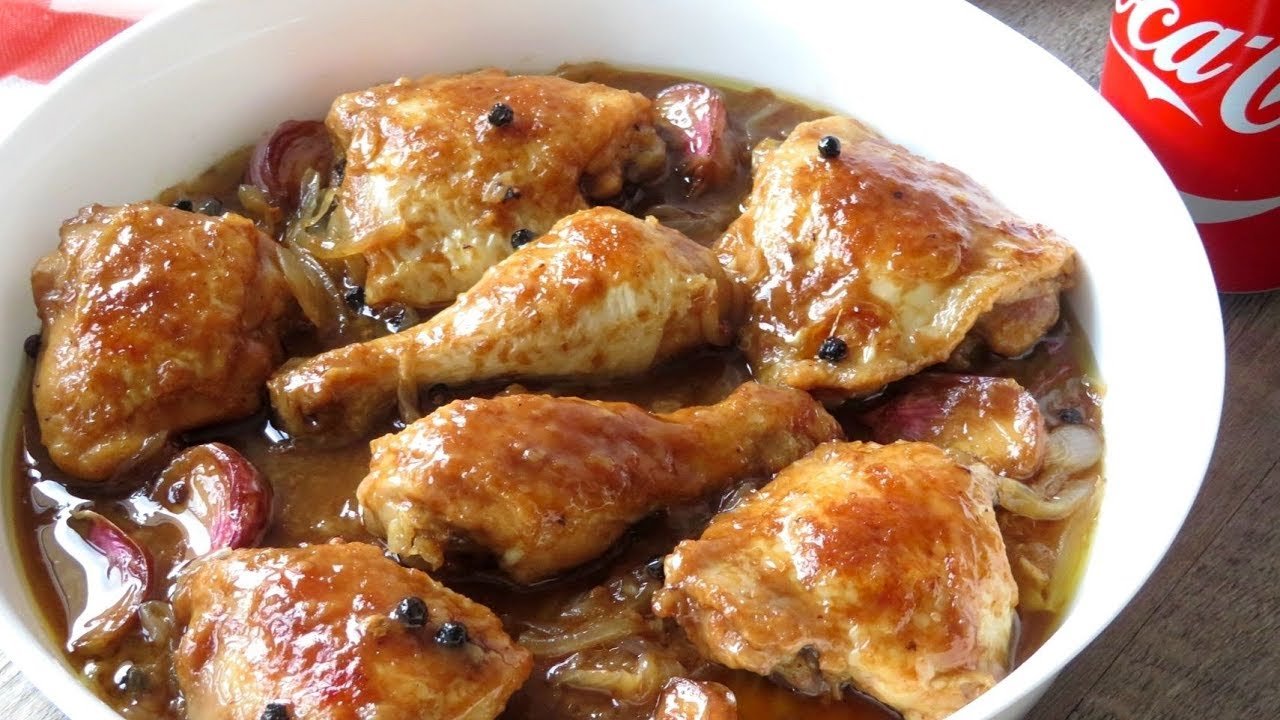 RECETA: Pollo  a la  COCA-COLA