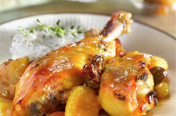 RECETA: Pollo Con Salsa De Mandarina