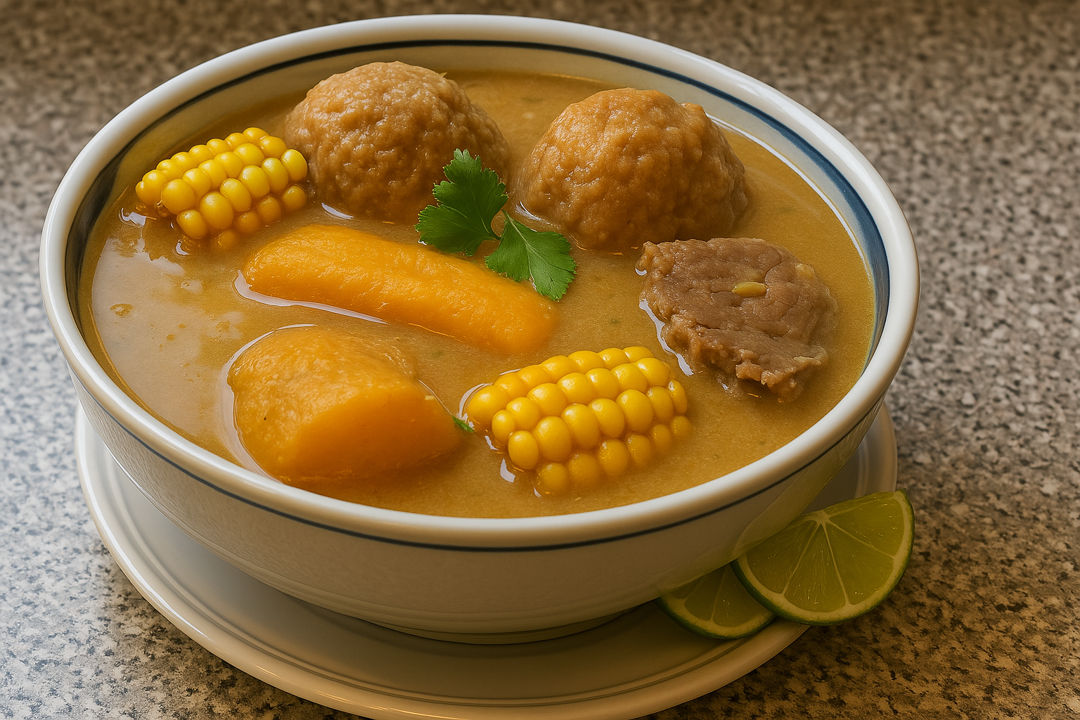 RECETA: Caldo de bolas