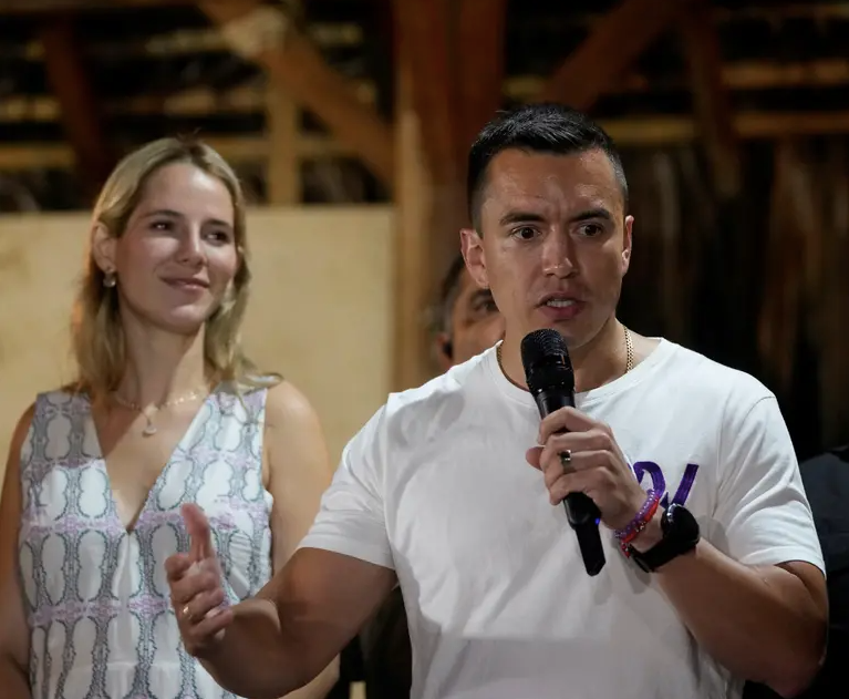 Daniel Noboa ganas las elecciones en Ecuador