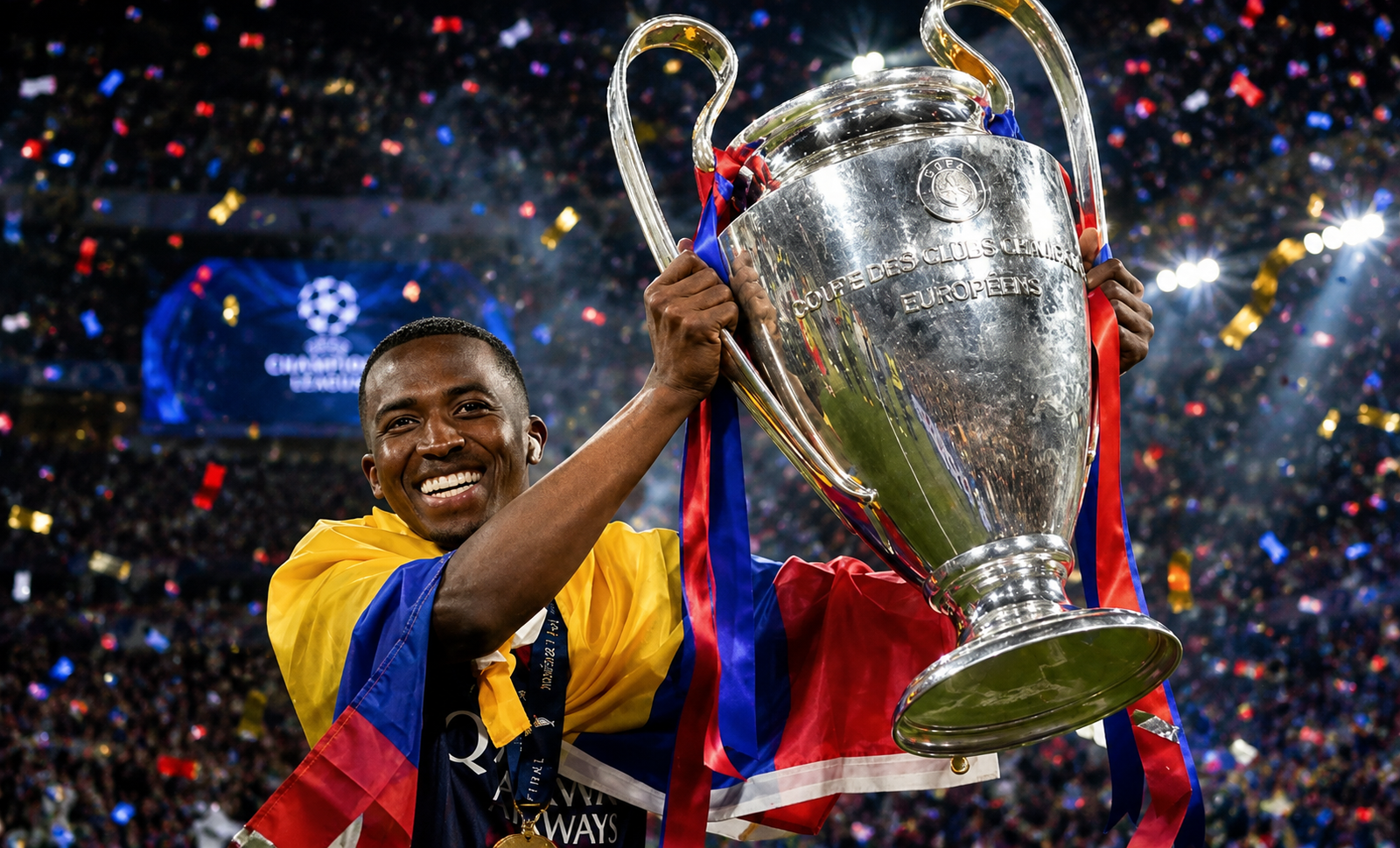 ¡Willian Pacho logra su segunda Champions League! 