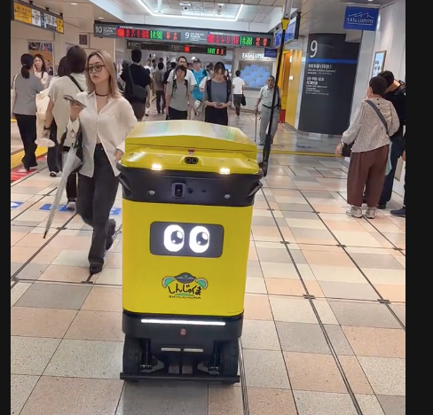 Japón prueban robots recolectores de basura